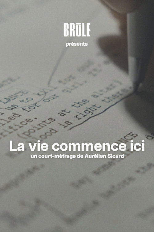 Movie poster for La vie commence ici (2024)