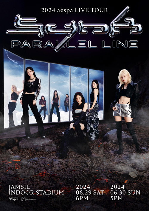 Movie poster for 2024 aespa LIVE TOUR - SYNK：PARALLEL LINE - in SEOUL (2024)