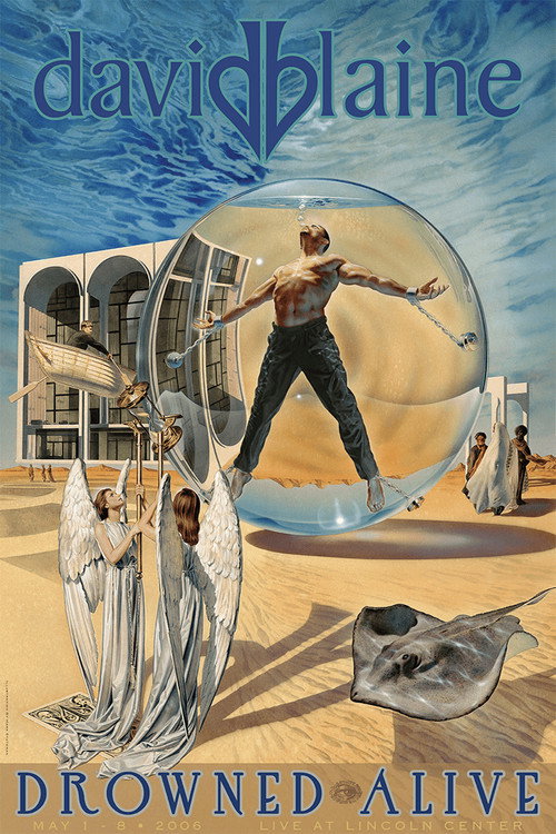 Movie poster for David Blaine: Drowned Alive (2006)