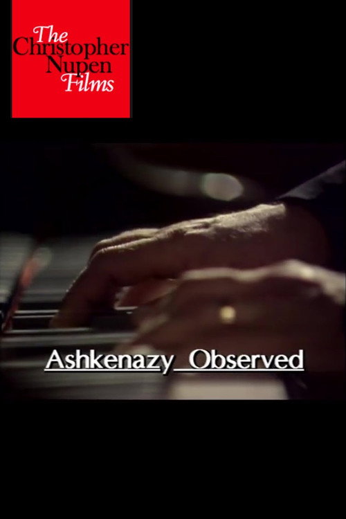 Movie poster for Ashkenazy Observed (1987)