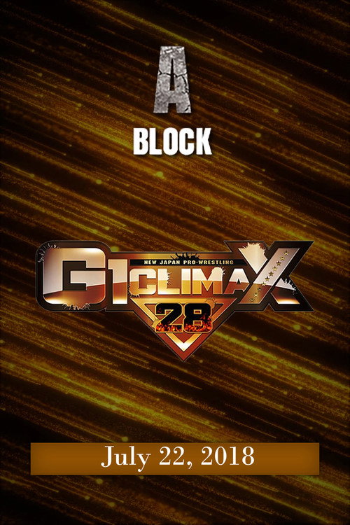 Movie poster for NJPW G1 Climax 28: Day 7 (2018)