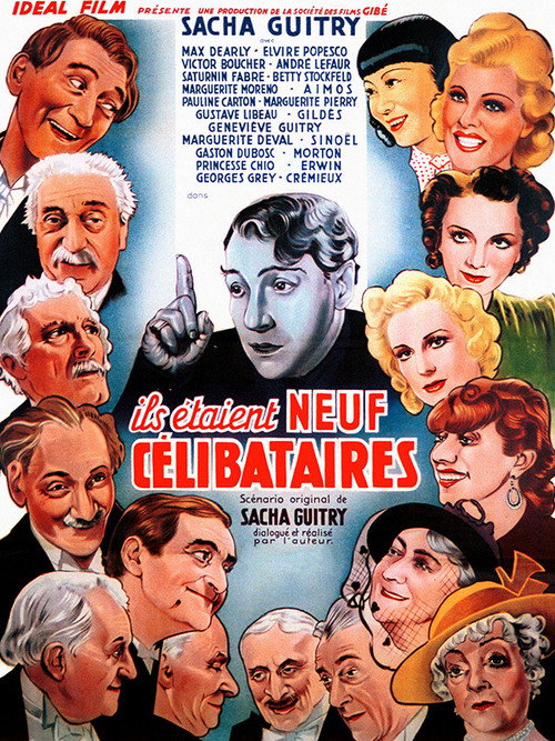 Movie poster for Nine Bachelors (1939)