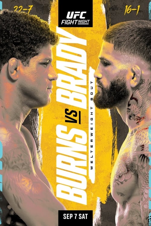 Movie poster for UFC Fight Night 242: Burns vs. Brady (2024)