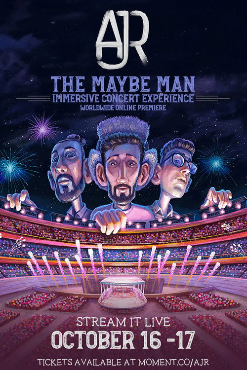 Movie poster for AJR - The Maybe Man Immersive Concert Experience (2024)