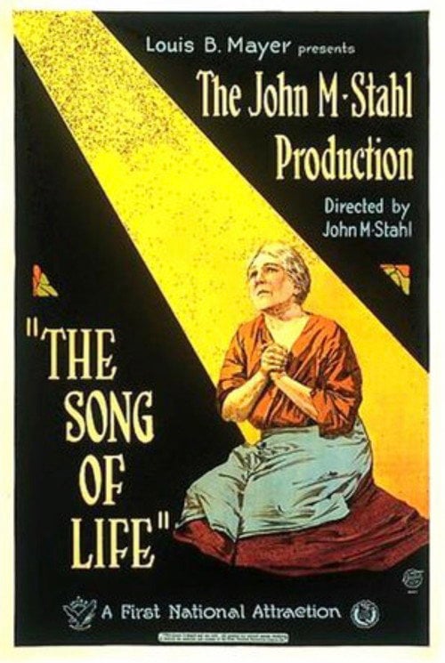 Movie poster for The Song of Life (1922)