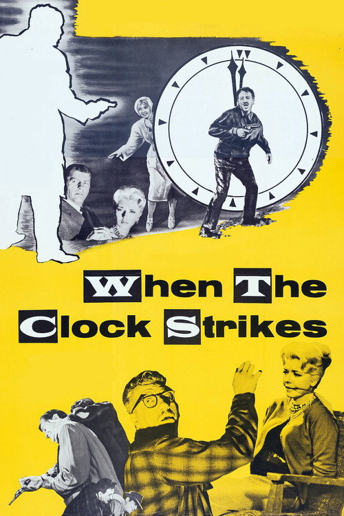 Movie poster for When the Clock Strikes (1961)