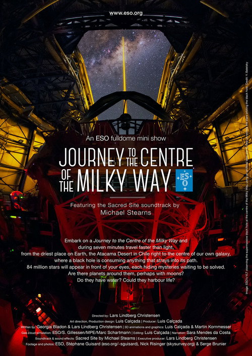 Movie poster for Journey to the Centre of the Milky Way (2015)