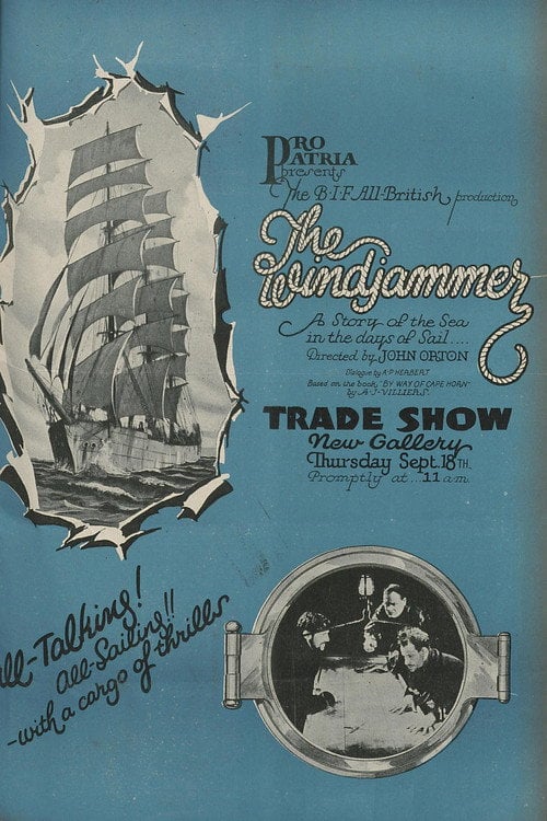 Movie poster for The Windjammer (1930)