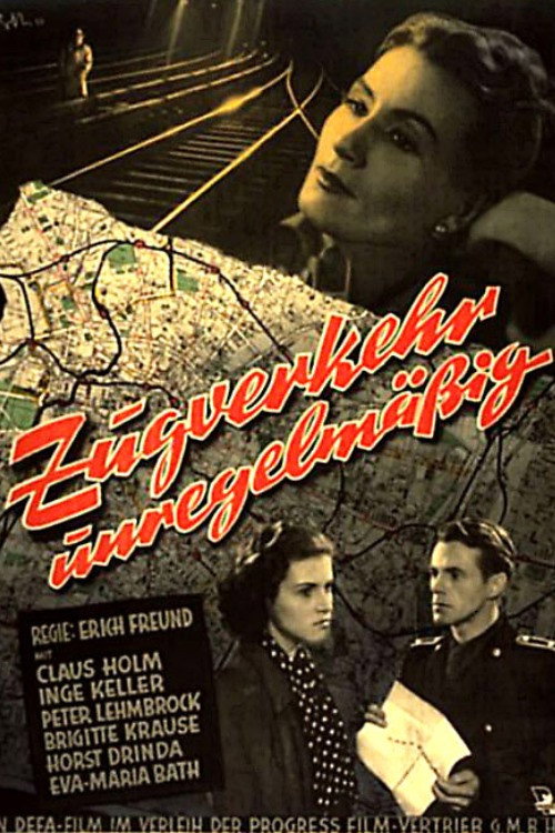 Movie poster for Zugverkehr unregelmäßig (1951)