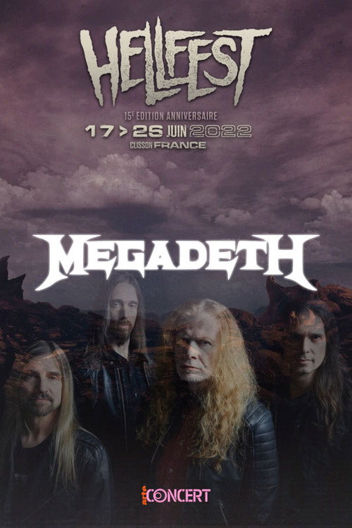 Movie poster for Megadeth - Hellfest 2022 (2022)