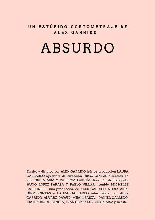 Movie poster for ABSURDO (2021)