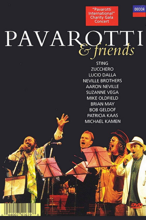 Movie poster for Pavarotti & Friends (1992)