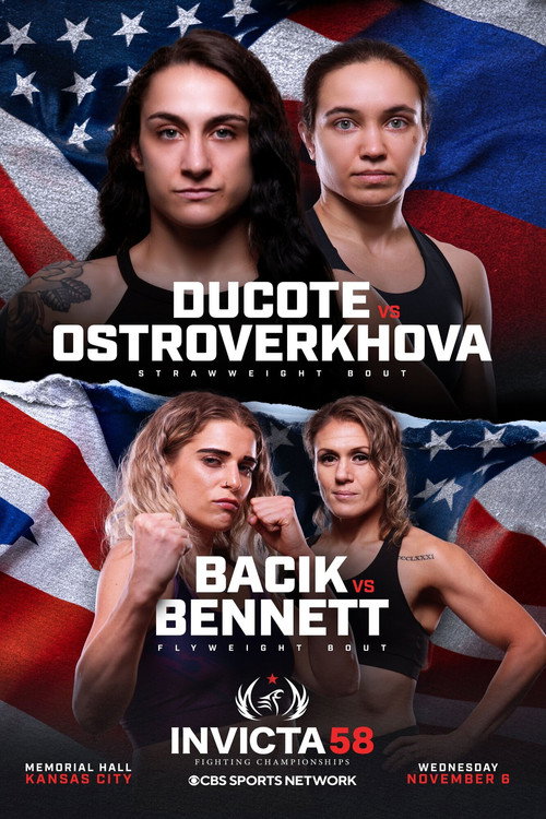 Movie poster for Invicta FC 58: Ducote vs. Ostroverkhova (2024)