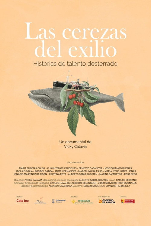 Movie poster for Las cerezas del exilio (2023)