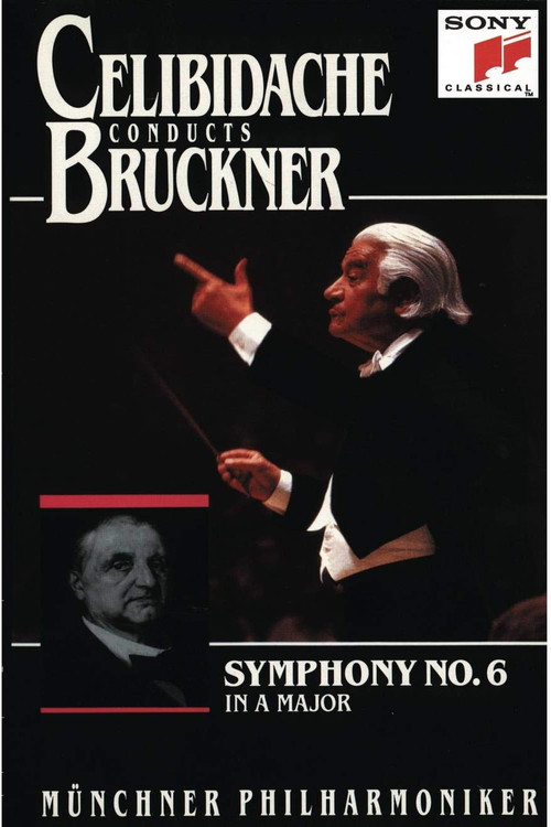Movie poster for Bruckner - Symphony No. 6 (Sergiu Celibidache, live at Philharmonie am Gasteig, Munich) (2012)