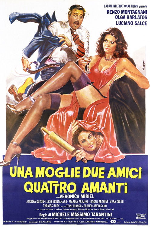 Movie poster for A Wife, Two Friends, Four Lovers (1980)