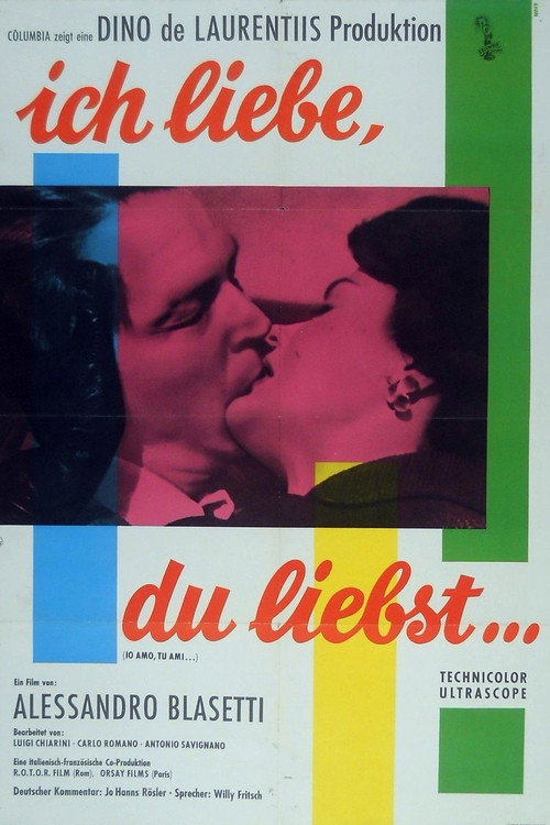 Movie poster for I Love, You Love (1962)