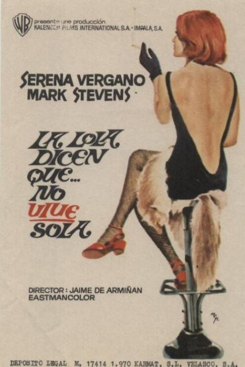 Movie poster for La Lola... dicen que no vive sola (1970)