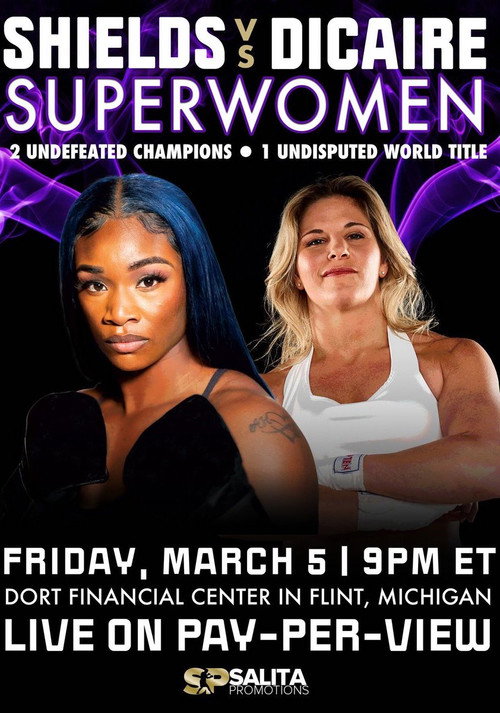Movie poster for Claressa Shields vs. Marie-Eve Dicaire (2021)
