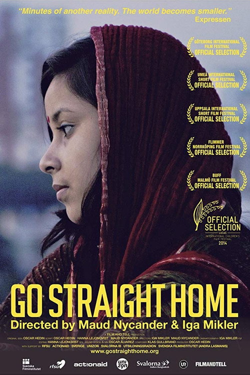 Movie poster for Go Straight Home (2013)