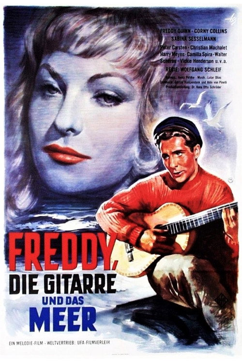 Movie poster for Freddy, die Gitarre und das Meer (1959)