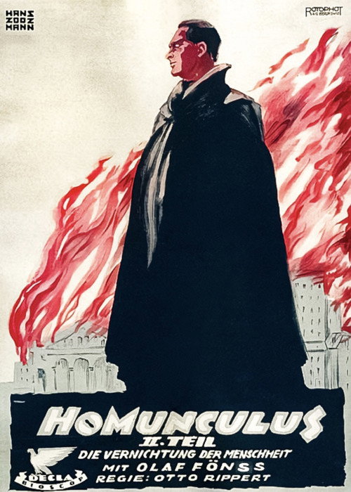 Movie poster for The Destruction of Mankind (1917)