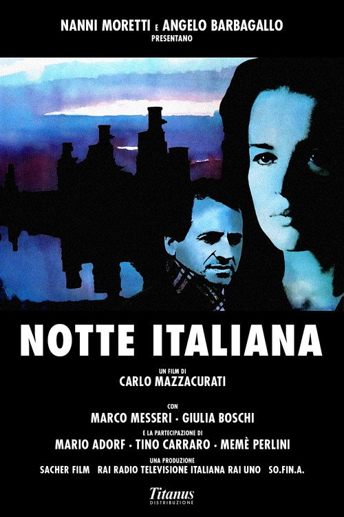 Movie poster for Notte italiana (1987)