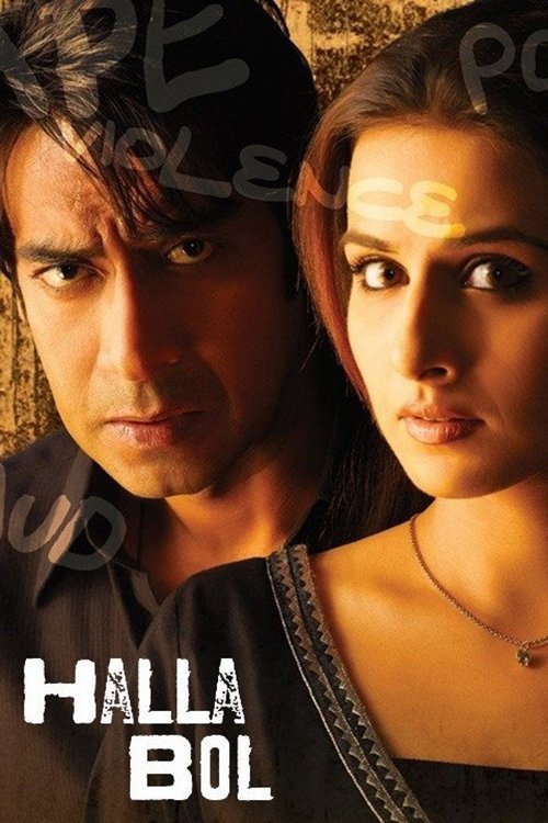 Movie poster for Halla Bol (2008)