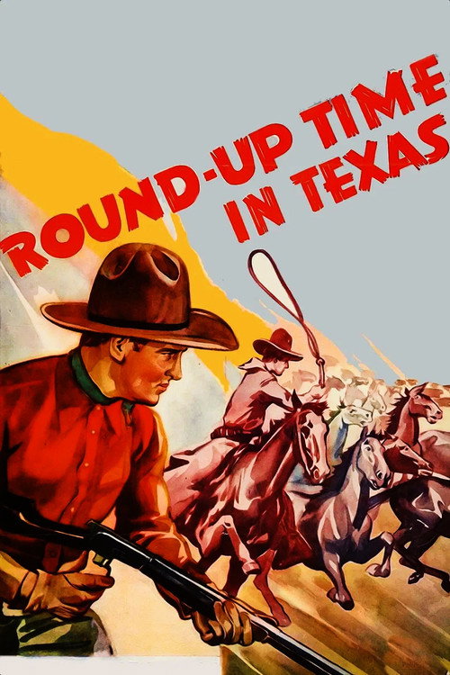 Movie poster for Round-Up Time in Texas (1937)