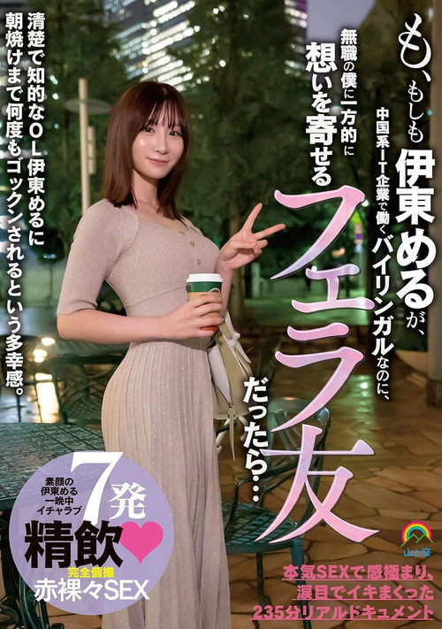 Movie poster for SORA-383 W-What If Meru Ito, A Bilingual Worker At A Chinese IT Company, Became The Fuck Buddy Of (2022)