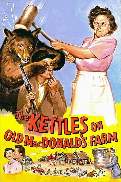 Movie poster for The Kettles on Old MacDonald's Farm (1957)