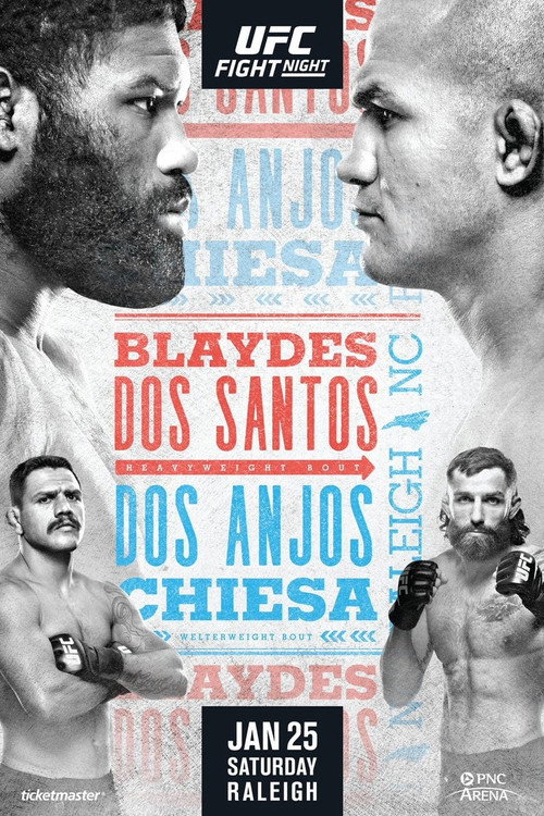 Movie poster for UFC Fight Night 166: Blaydes vs. Dos Santos (2020)