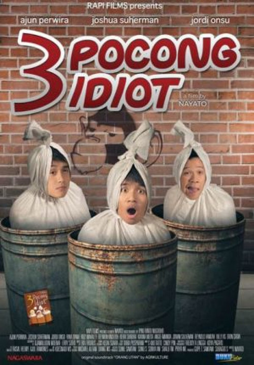 Movie poster for 3 Pocong Idiot (2012)