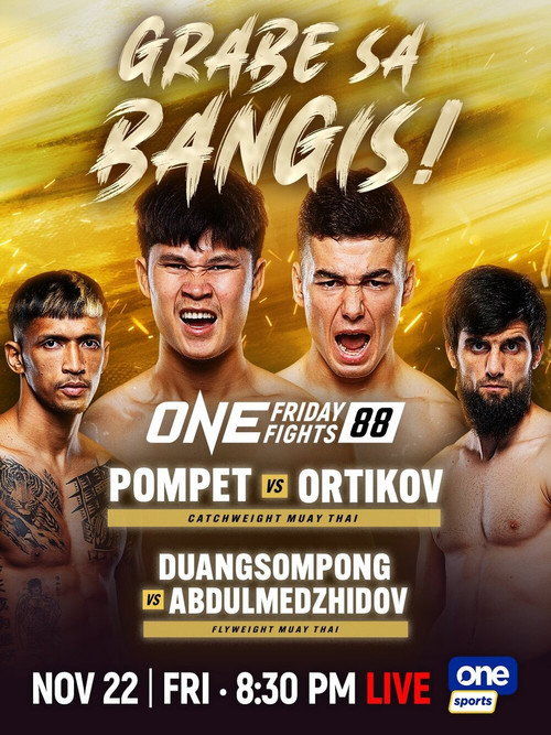 Movie poster for ONE Friday Fights 88: Pompet vs. Ortikov (2024)