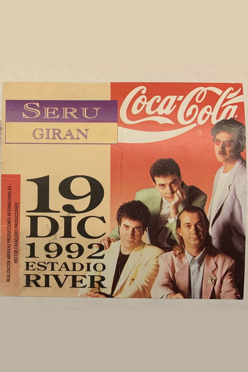 Movie poster for Serú Girán - En Vivo en Estadio River 1992
