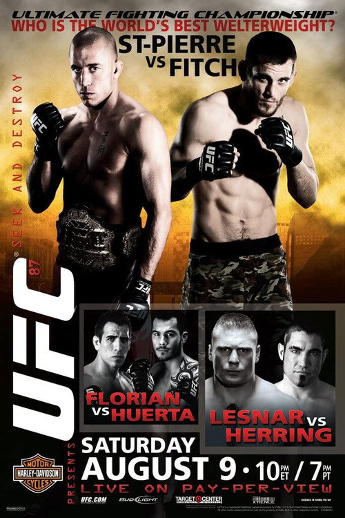 Movie poster for UFC 87: Seek and Destroy (2008)