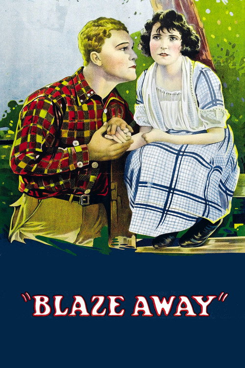 Movie poster for Blaze Away (1922)