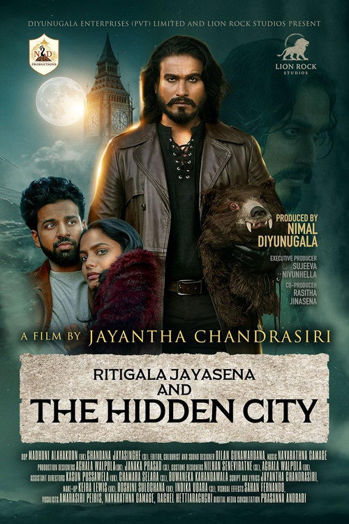 Movie poster for Ritigala Jayasena and the Hidden City