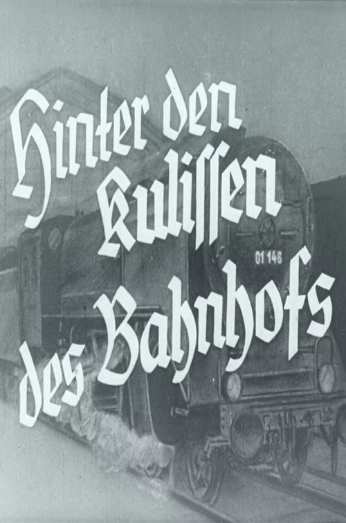 Movie poster for Hinter den Kulissen des Bahnhofs (1937)