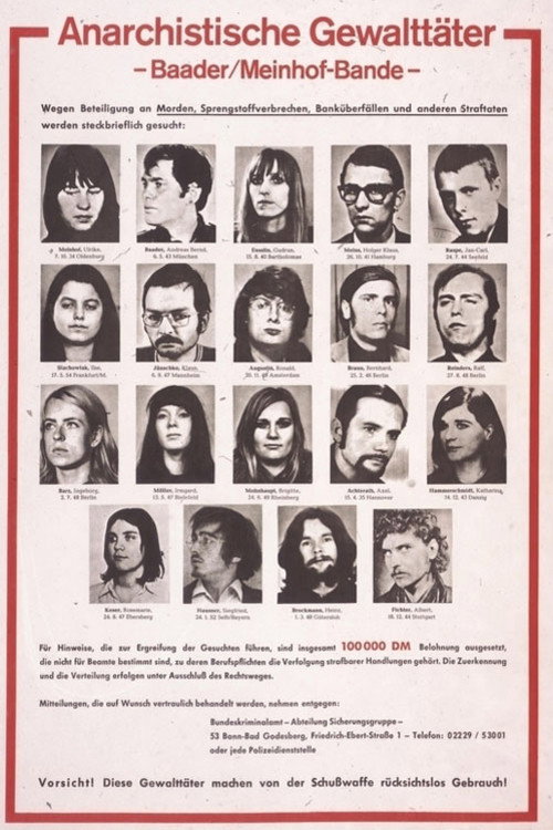 Movie poster for Baader-Meinhof Gang (2007)