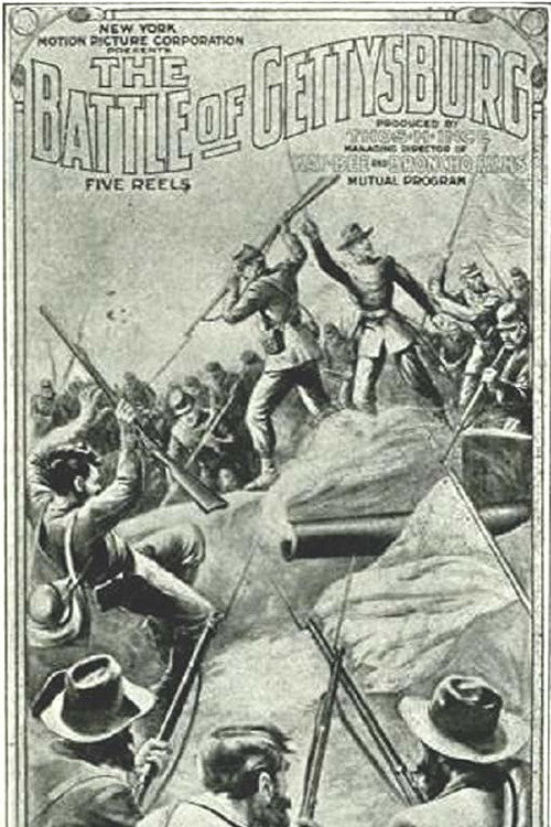 Movie poster for The Battle of Gettysburg (1913)