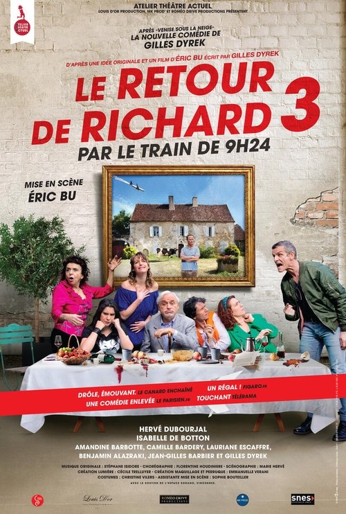 Movie poster for Le retour de Richard 3 par le train de 9h24 (2023)
