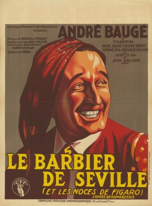 Movie poster for The Barber of Seville (1933)