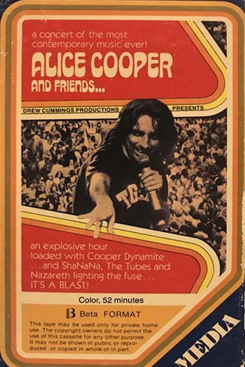 Movie poster for Alice Cooper and Friends (1978)