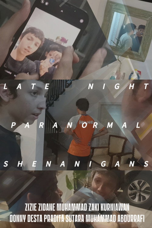Movie poster for Late Night Paranormal Shenanigans (2023)
