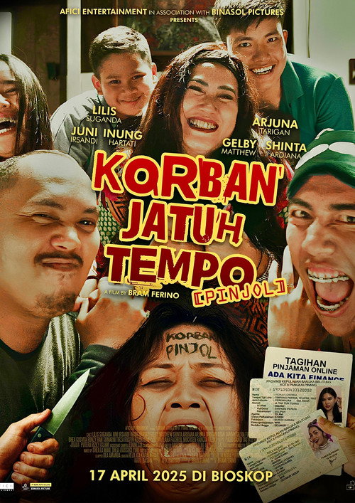 Movie poster for Korban Jatuh Tempo: Pinjol (2025)