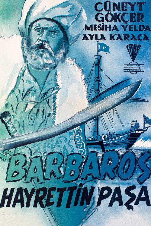 Movie poster for Barbaros Hayrettin Paşa (1951)
