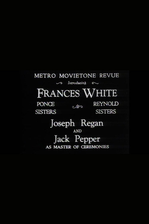 Movie poster for Metro Movietone Revue #3 (1930)