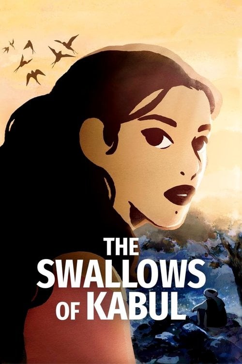Movie poster for The Swallows of Kabul (2019)