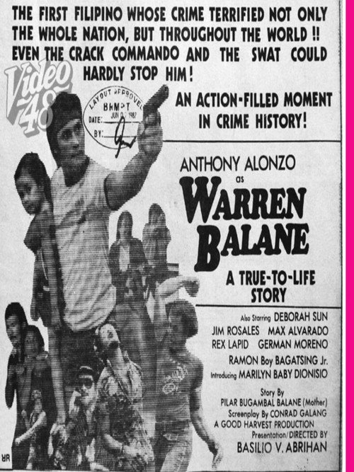 Movie poster for Warren Balane (1983)